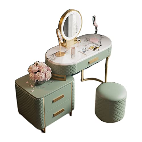 ksjdieunf Schminktisch Marmorkommode Aufbewahrungsschrank Schlafzimmer Einfacher Schminktisch Grüner Spiegel Seitenschrank mit Schubladenrahmen Waschtisch Zum Anziehen ksjdieunf Schminktisch Marmorkommode Aufbewahrungsschrank Schlafzimmer Einfacher Schminktisch Grüner Spiegel Seitenschrank mit Schubladenrahmen Waschtisch Zum Anziehen von ksjdieunf