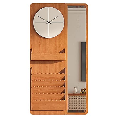 ksjdieunf Schminktisch Wandmontierter verschiebbarer Schminkspiegel und integrierter Schminktisch, Schlafzimmer-Ganzkörperspiegel mit Aufbewahrungshalterung Waschtisch Zum Anziehen(B,150CM) von ksjdieunf