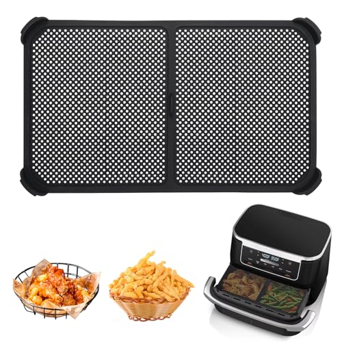 1 Stück Spritzschutz für Ninja Foodi Flexdrawer 10,4 L Heißluftfritteuse AF500EU Silikon-Material Airfryer Zubehör von kswiown
