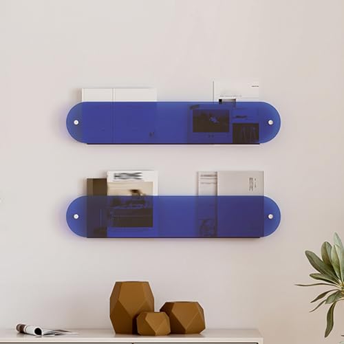 ksxnkhk 2er-Packung Acryl-Zeitschriftenständer zur Wandmontage im Badezimmer, Comic-Aufbewahrungshalter, Ausstellungsständer, Hängeregal für Zeitungen/Aktenordner/Schallplatten/lose Papier ksxnkhk 2er-Packung Acryl-Zeitschriftenständer zur Wandmontage im Badezimmer, Comic-Aufbewahrungshalter, Ausstellungsständer, Hängeregal für Zeitungen/Aktenordner/Schallplatten/lose Papier von ksxnkhk