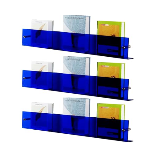 ksxnkhk 3er-Packung Zeitschriftenhalter aus Acryl, Prospektständer, Wandhalterung, Leichter Zeitungsständer für Akten, Ordner, Papier, Alben, Schallplatten-Organizer, Bücher, Lagerregal (F ksxnkhk 3er-Packung Zeitschriftenhalter aus Acryl, Prospektständer, Wandhalterung, Leichter Zeitungsständer für Akten, Ordner, Papier, Alben, Schallplatten-Organizer, Bücher, Lagerregal (F von ksxnkhk