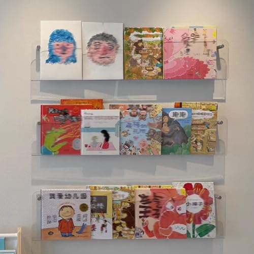 ksxnkhk 3er-Packung transparenter Acryl-Broschürenhalter zur Wandmontage aus Kunststoff, hängender Zeitschriftenständer für Zuhause und Büro, Literaturanzeige, dekorativer Buch-/Brief-Orga ksxnkhk 3er-Packung transparenter Acryl-Broschürenhalter zur Wandmontage aus Kunststoff, hängender Zeitschriftenständer für Zuhause und Büro, Literaturanzeige, dekorativer Buch-/Brief-Orga von ksxnkhk