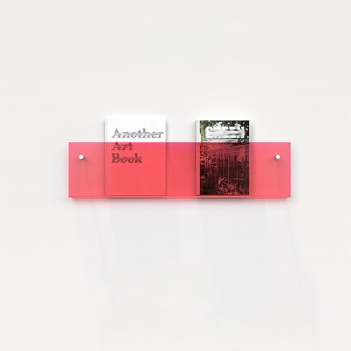 ksxnkhk Acryl-Zeitschriftenhalter-Wandhalterung, Hängendes Bücherregal Für Kinderzimmer, Büro, Wohnzimmer, Broschürenständer, Aufbewahrungsregal, Schallplatten-Organizer (Farbe: Rosa, Größ von ksxnkhk