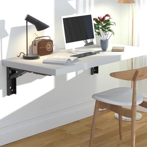 ksxnkhk An der Wand montierter Stehtisch für kleine Räume, Faltbare schwebende Nachttische aus Holz, Klappschreibtisch für die Waschküche, multifunktionaler, Solider Klapptisch, Schlafzimm ksxnkhk An der Wand montierter Stehtisch für kleine Räume, Faltbare schwebende Nachttische aus Holz, Klappschreibtisch für die Waschküche, multifunktionaler, Solider Klapptisch, Schlafzimm von ksxnkhk