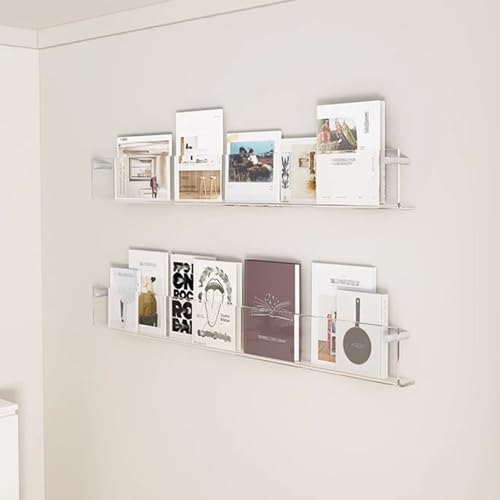 ksxnkhk An der Wand montierter Zeitschriften- und Broschürenhalter aus klarem Acryl, 1 2 3 4 Stück, Zeitungsständer für Restaurants, Badezimmer, Büros, Bücherregal, Ständer für hängende Po ksxnkhk An der Wand montierter Zeitschriften- und Broschürenhalter aus klarem Acryl, 1 2 3 4 Stück, Zeitungsständer für Restaurants, Badezimmer, Büros, Bücherregal, Ständer für hängende Po von ksxnkhk