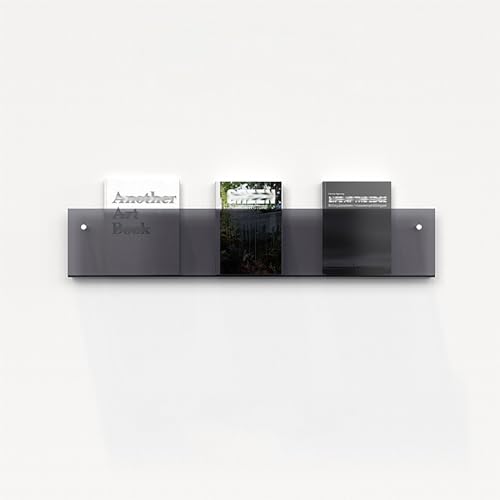ksxnkhk An der Wand montierter Zeitschriftenständer aus Acryl für das Badezimmer, Prospekthalter, Buchständer, Schallplatten-Organizer, Zeitungsregal für das Kinderzimmer für Papiernotizbü ksxnkhk An der Wand montierter Zeitschriftenständer aus Acryl für das Badezimmer, Prospekthalter, Buchständer, Schallplatten-Organizer, Zeitungsregal für das Kinderzimmer für Papiernotizbü von ksxnkhk