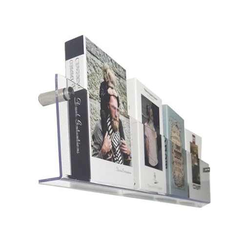 ksxnkhk An der Wand montierter Zeitschriftenständer aus Acryl für das Badezimmer, durchsichtiger Buchständer, Broschürenhalter für Aktenordner, Schallplatten, Notizbücher, Zeitungsregal, C ksxnkhk An der Wand montierter Zeitschriftenständer aus Acryl für das Badezimmer, durchsichtiger Buchständer, Broschürenhalter für Aktenordner, Schallplatten, Notizbücher, Zeitungsregal, C von ksxnkhk