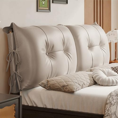 ksxnkhk Bettkeilkissen mit Reißverschluss, leicht zu reinigen, für Twin XL-Kopfteil, verstellbares Kopfteil für Studentenwohnheime, zum Lesen oder Schlafen, passend für Standardrahmen von ksxnkhk