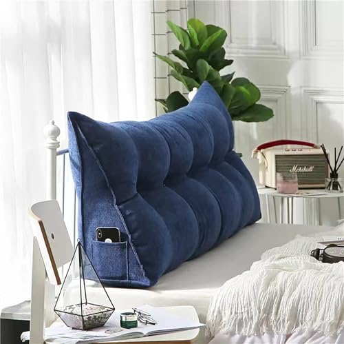 ksxnkhk Cartoon-Kopfteilkissen, Keilkissen für Kingsize-Betten, Lavendel, Kingsize-Betten, volle Größe, Marineblau, 47,2 Zoll von ksxnkhk