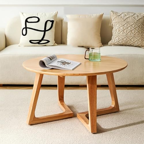 ksxnkhk Couchtisch-Set mit 2 Stück, rustikale Beistelltische, Akzentmöbel im Landhausstil für das Wohnzimmer, stabil und einfach zu montieren (Größe: 80 x 80 x 43 cm (31 x 31 x 17 Zoll), F von ksxnkhk