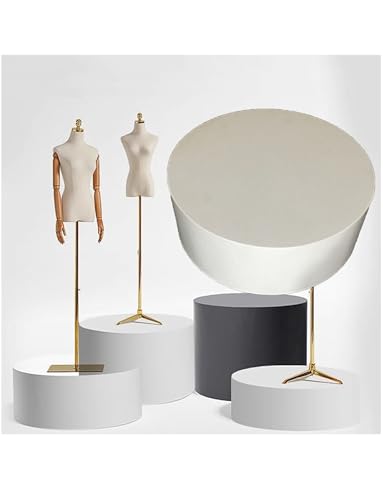 ksxnkhk Espositore Rotondo Con piedistallo per decorazioni per eventi - 40x30 cm Con Base in Latte. Espositori eleganti per Abbigliamento, negozi di Abiti da sposa, manichini, Scarpe e BOR ksxnkhk Espositore Rotondo Con piedistallo per decorazioni per eventi - 40x30 cm Con Base in Latte. Espositori eleganti per Abbigliamento, negozi di Abiti da sposa, manichini, Scarpe e BOR von ksxnkhk