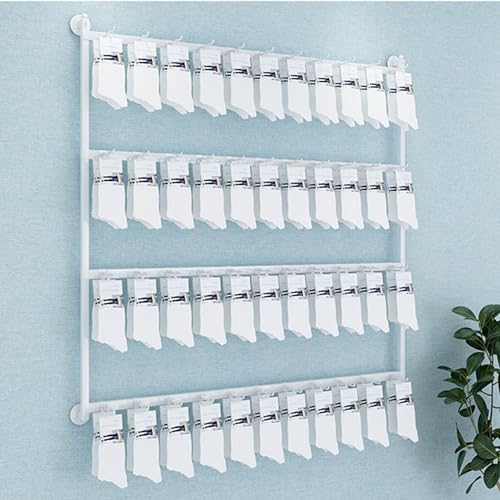 ksxnkhk Espositore da parete per calzini, Organizer per collane e bracciali, appendiabiti salvaspazio Con ganci regolabili per negozi e mostre, Nero, 100×100 cm ksxnkhk Espositore da parete per calzini, Organizer per collane e bracciali, appendiabiti salvaspazio Con ganci regolabili per negozi e mostre, Nero, 100×100 cm von ksxnkhk