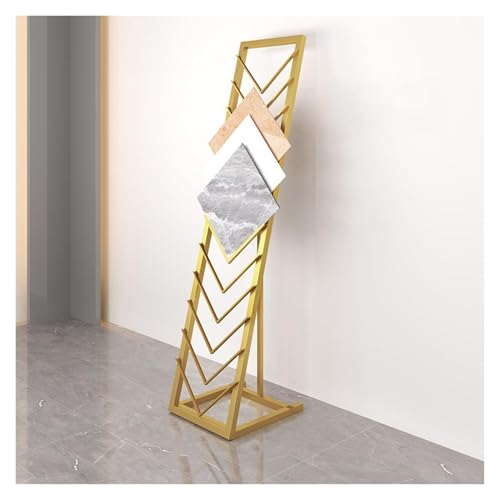 ksxnkhk Espositore per piastrelle da pavimento - Espositore per Campioni in Metallo a 12 ripiani, stoccaggio verticale commerciale per mostre, negozi, Nero - lunghezza 30 cm ksxnkhk Espositore per piastrelle da pavimento - Espositore per Campioni in Metallo a 12 ripiani, stoccaggio verticale commerciale per mostre, negozi, Nero - lunghezza 30 cm von ksxnkhk
