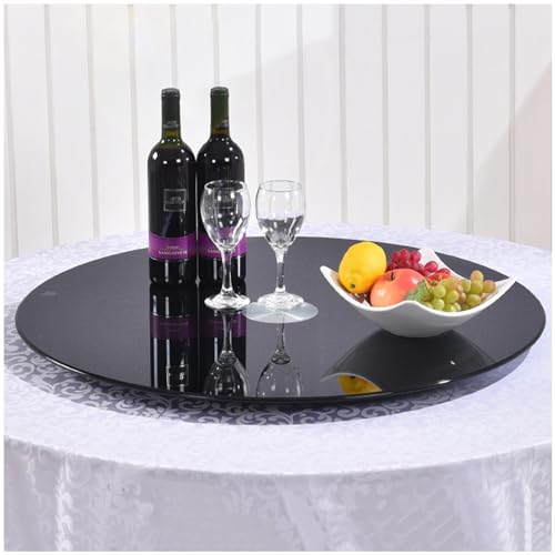 ksxnkhk Grande Piatto girevole Lazy Susan, Piatto girevole in vetro temperato Nero da 20 a 40 pollici, varie dimensioni, Piano extra per tavolo da pranzo, centrotavola da cucina, diametro: ksxnkhk Grande Piatto girevole Lazy Susan, Piatto girevole in vetro temperato Nero da 20 a 40 pollici, varie dimensioni, Piano extra per tavolo da pranzo, centrotavola da cucina, diametro: von ksxnkhk