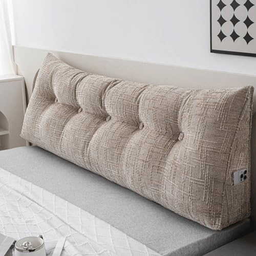 ksxnkhk Keilkissen, Kopfteil, Rückenlehnenstütze, Twin XL mit Reißverschluss, großes dreieckiges Lesekissen, waschbar, Lendenwirbel-Beinpositionierungskissen ksxnkhk Keilkissen, Kopfteil, Rückenlehnenstütze, Twin XL mit Reißverschluss, großes dreieckiges Lesekissen, waschbar, Lendenwirbel-Beinpositionierungskissen von ksxnkhk