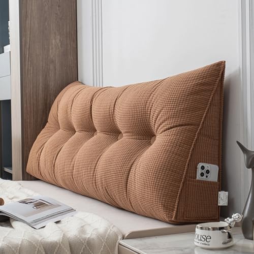 ksxnkhk Kopfteil mit Kissen, Twin XL, Schlafsaalbett – Maissamt mit Reißverschluss, bequem für Zimmer/Schlafzimmer, einfache Installation und Entfernung von ksxnkhk