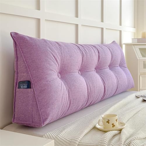 ksxnkhk Kopfteile für Betten Lendenkissen für Bett, Lesekissen, Rückenlehne, dreieckiges Keil-Kopfteil, Nackenrolle, Stützkissen, F, 60 x 50 x 20 cm von ksxnkhk