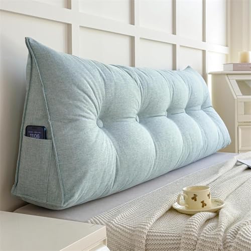 ksxnkhk Kopfteile für Betten Lendenkissen für Bett, Lesekissen, Rückenlehne, dreieckiges Keil-Kopfteil, Nackenrolle, Stützkissen, H, 200 x 50 x 20 cm von ksxnkhk