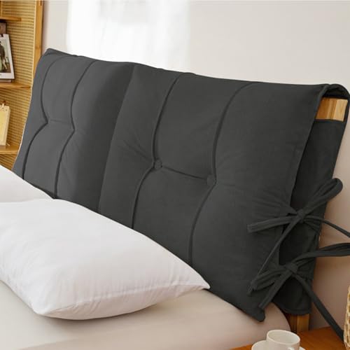 ksxnkhk Kopfteilkissen Twin mit Riemen Vollbezug Antikollisionskeil Große Rückenlehne zur Bettunterstützung, dekorativ Queen Size Abnehmbar ksxnkhk Kopfteilkissen Twin mit Riemen Vollbezug Antikollisionskeil Große Rückenlehne zur Bettunterstützung, dekorativ Queen Size Abnehmbar von ksxnkhk