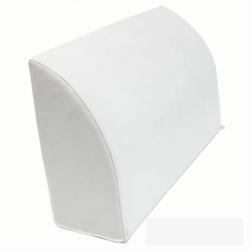 ksxnkhk Kopfteilkissen in voller Größe – Keilkissen, Rückenlehnenkissen, hochelastischer Schaumstoff, atmungsaktives 3-in-1-Tech-Gewebe für Sofa, Büro, Auto, Beigegrau, 80 x 48 x 15 c von ksxnkhk