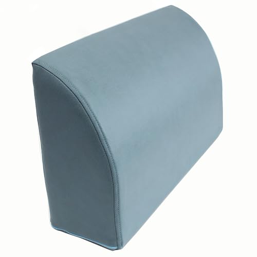 ksxnkhk Kopfteilkissen in voller Größe – Keilkissen, Rückenlehnenkissen, hochelastischer Schaumstoff, atmungsaktives 3-in-1-Tech-Gewebe für Sofa, Büro, Auto, Blau, 90 x 48 x 15 cm von ksxnkhk