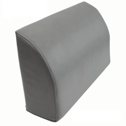 ksxnkhk Kopfteilkissen in voller Größe – Keilkissen, Rückenlehnenkissen, hochelastischer Schaumstoff, atmungsaktives 3-in-1-Tech-Gewebe für Sofa, Büro, Auto, Dunkelgrau, 90 x 48 x 18 von ksxnkhk