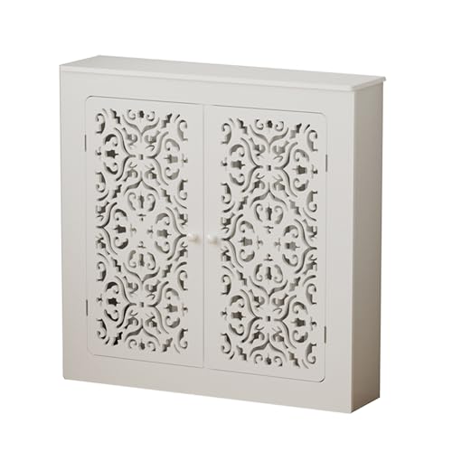 ksxnkhk Moderner Heizkörperschrank, dekoratives Wandregal – Weiß, perfekt für Zuhause, Büro, Schlafzimmer (50 x 60 x 20 cm) von ksxnkhk