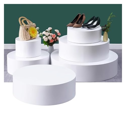 ksxnkhk Piedistallo cilindrico stabile - Piattaforme rotonde per manichini, alzate per tavoli da Dessert, zoccoli Art Déco per matrimoni ed eventi, vetrina per Abiti ksxnkhk Piedistallo cilindrico stabile - Piattaforme rotonde per manichini, alzate per tavoli da Dessert, zoccoli Art Déco per matrimoni ed eventi, vetrina per Abiti von ksxnkhk