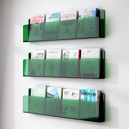 ksxnkhk Stück Zeitschriftensammler aus Acryl, 40 60 80 100 120 cm, hängendes Bücherregal für das Wohnzimmer, Literaturdisplay für den Leseraum, Prospektständer, Aufbewahrung von Schallplat ksxnkhk Stück Zeitschriftensammler aus Acryl, 40 60 80 100 120 cm, hängendes Bücherregal für das Wohnzimmer, Literaturdisplay für den Leseraum, Prospektständer, Aufbewahrung von Schallplat von ksxnkhk