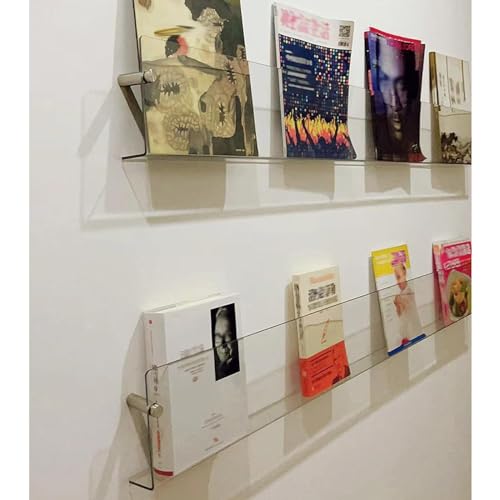 ksxnkhk Stück durchsichtiger Zeitschriftenständer zur Wandmontage, Zeitungsregal, Literaturhalter für Büro, Wartezimmer, Café, Zuhause, Ausstellungen, Broschürenständer, Schallplattenstän ksxnkhk Stück durchsichtiger Zeitschriftenständer zur Wandmontage, Zeitungsregal, Literaturhalter für Büro, Wartezimmer, Café, Zuhause, Ausstellungen, Broschürenständer, Schallplattenstän von ksxnkhk