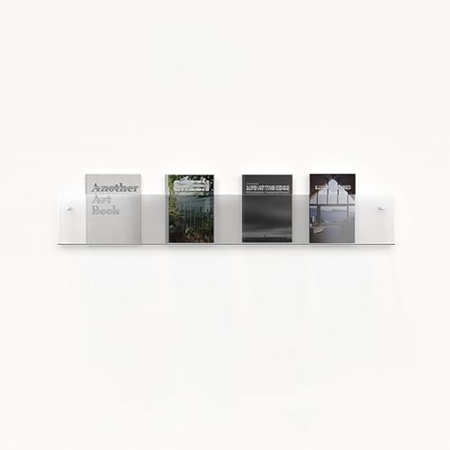 ksxnkhk Wandhalterung für Zeitschriftenhalter aus Acryl, Hängeregal für Kinderzimmer, Büro, Wohnzimmer, Broschürenständer, Aufbewahrung, Bücherregal, Schallplatten-Organizer (Farbe: Transp von ksxnkhk