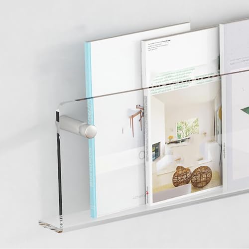 ksxnkhk Wandmontierter Zeitschriftenständer aus Acryl für Badezimmer, Zeitungshalter fürs Büro, Prospektständer, Aktenordner, Hängeregal, Aufbewahrungsorganisator für Schallplatten (Farbe: ksxnkhk Wandmontierter Zeitschriftenständer aus Acryl für Badezimmer, Zeitungshalter fürs Büro, Prospektständer, Aktenordner, Hängeregal, Aufbewahrungsorganisator für Schallplatten (Farbe: von ksxnkhk