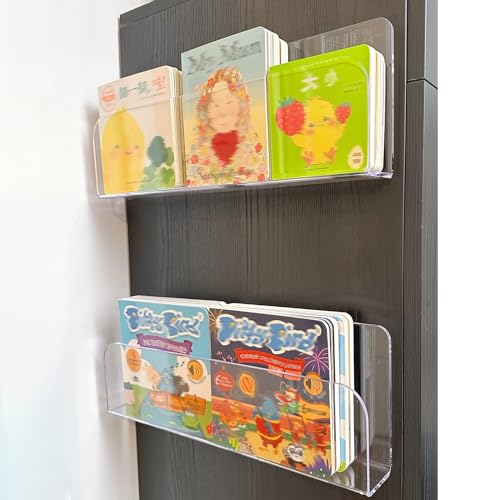 ksxnkhk Zeitschriftenhalter aus Acryl, Wandhalterung, transparent, 2er-Pack, Broschürenständer für Schrank, Arbeitszimmer, Büro, Schule, hängendes Bücherregal, Heimdekoration, 12 16 20 24 ksxnkhk Zeitschriftenhalter aus Acryl, Wandhalterung, transparent, 2er-Pack, Broschürenständer für Schrank, Arbeitszimmer, Büro, Schule, hängendes Bücherregal, Heimdekoration, 12 16 20 24 von ksxnkhk