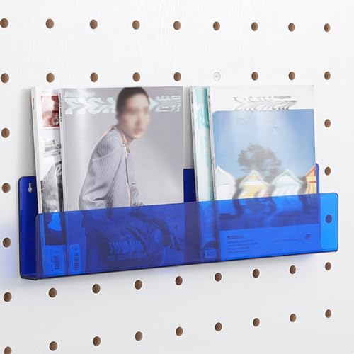 ksxnkhk Zeitschriftenhalter für das Badezimmer, Wandhalterung, transparentes Bücherregal aus Acryl, Broschürendisplay für kleine Räume, Hängeregistratur-Organizer, Literaturständer, Home-O ksxnkhk Zeitschriftenhalter für das Badezimmer, Wandhalterung, transparentes Bücherregal aus Acryl, Broschürendisplay für kleine Räume, Hängeregistratur-Organizer, Literaturständer, Home-O von ksxnkhk