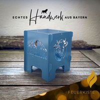 Feuerkiste "Allgäu" | Teelicht, Laterne, Feuertonne Kerzenhalter, Tischdeko, Grill Kuh, Berge, Bayern, Edelweiß, Spruch Personalisiert Feuerkiste "Allgäu" | Teelicht, Laterne, Feuertonne Kerzenhalter, Tischdeko, Grill Kuh, Berge, Bayern, Edelweiß, Spruch Personalisiert von kueheimnetz