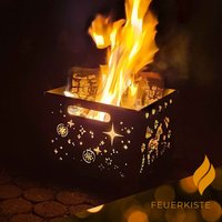 Feuerkiste - Personalisiert Feuertonne | Logo Spruch Motiv Echte Handarbeit Aus Bayern von kueheimnetz