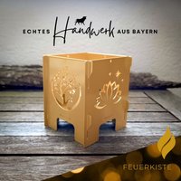 Feuerkiste "Wellness" | Teelicht, Laterne, Feuertonne Kerzenhalter, Tischdeko Gesundheit, Yoga, Achtsamkeit, Spruch Personalisiert Feuerkiste "Wellness" | Teelicht, Laterne, Feuertonne Kerzenhalter, Tischdeko Gesundheit, Yoga, Achtsamkeit, Spruch Personalisiert von kueheimnetz