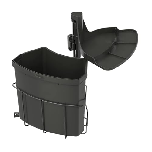 Abfallcenter Nr. 1 | Schwenkeimer Abfallsammler Junior | Mülleimer 18 Liter anthrazit | Einbau-Abfalleimer für Küche | Schwenkbarer Müllbehälter | Hochwertiger und platzsparender Küchen-Mülleimer Abfallcenter Nr. 1 | Schwenkeimer Abfallsammler Junior | Mülleimer 18 Liter anthrazit | Einbau-Abfalleimer für Küche | Schwenkbarer Müllbehälter | Hochwertiger und platzsparender Küchen-Mülleimer von kuekom