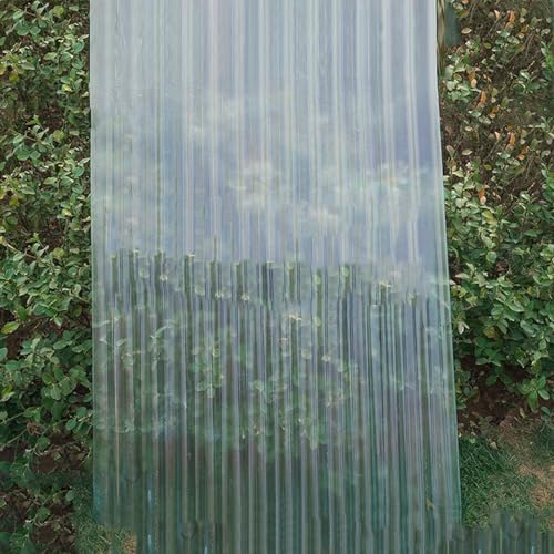 Regenfeste Uv-Schutz Wellplatte Dachblech Verkleidungspaneele,1x Dachplatten zum Ersetzen oder Installieren in Garagen,Gewächshäuser,Wärmeisolierende Sonnenscheinplatte (0.9x1.4m/35x55in) von kufu01