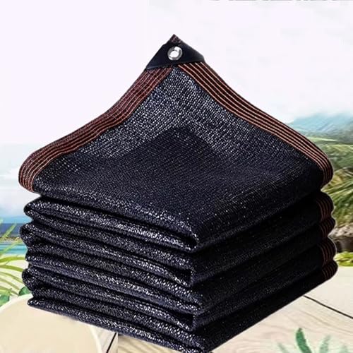 Schattierungsnetz,Anti-Uv-Beschattungsnetz Sichtschutznetz für Auto,Garten,Zuhause,Schattierungsgewebe,Atmungsaktives Sonnensegel,Shading Net mit Ösen,Verschlüsselte (6.5x7.5m/21x25ft) von kufu01