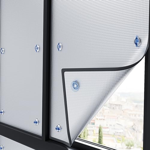 kufu01 7 Mm Dicke Reflektierende Fensterfolie Sonnenschutzfolie Verdunkelungsfolie,Silber Thermofolie,Wasserdicht und Staubdicht Isolierfolie Dämmfolie,für Sonnenräume,Selbstklebend (70x100cm/28 x39) kufu01 7 Mm Dicke Reflektierende Fensterfolie Sonnenschutzfolie Verdunkelungsfolie,Silber Thermofolie,Wasserdicht und Staubdicht Isolierfolie Dämmfolie,für Sonnenräume,Selbstklebend (70x100cm/28 x39) von kufu01
