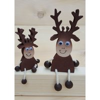 Kantenhocker Katze Frosch Elch Elefant Nikolaus Holz Deko von kuhara