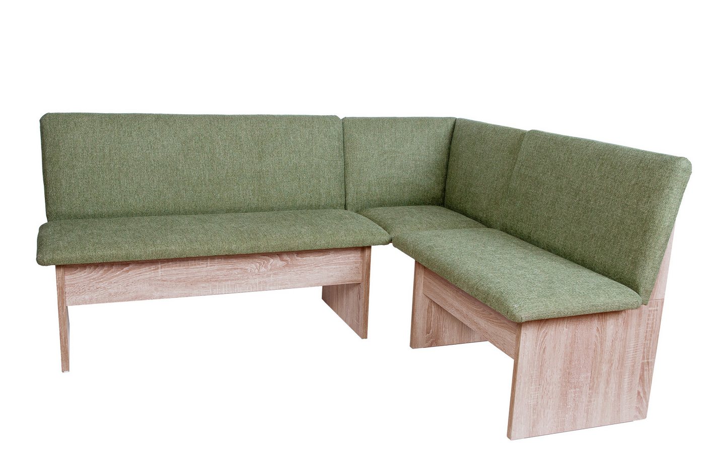 kundler home Eckbank mit Truhe, Esszimmerbank mit Rückenlehne, Küchenbank (Set, mit Stauraum), 4er Bank, Eiche Premiumdekor von kundler home