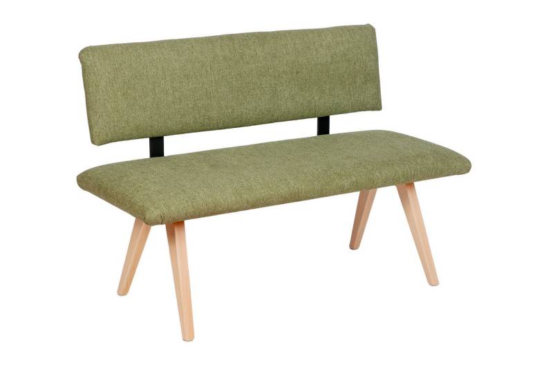 kundler home Sitzbank mit Polster, Esszimmerbank mit Rückenlehne 'Die Natürliche' L125cm, Aus Massivholz Buche kundler home Sitzbank mit Polster, Esszimmerbank mit Rückenlehne 'Die Natürliche' L125cm, Aus Massivholz Buche von kundler home