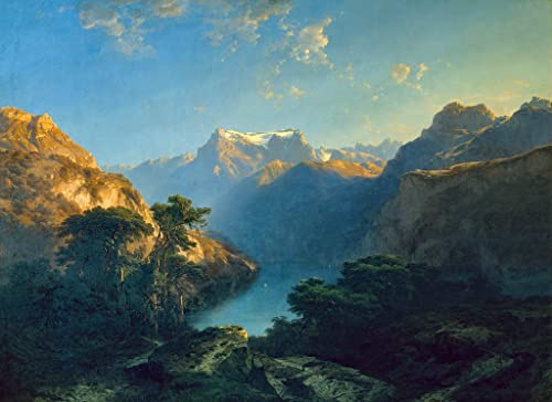 Kunstdruck/Poster: Alexandre Calame Der Urnersee - hochwertiger Druck, Bild, Kunstposter, 55x40 cm Kunstdruck/Poster: Alexandre Calame Der Urnersee - hochwertiger Druck, Bild, Kunstposter, 55x40 cm von kunst für alle