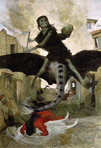 Kunstdruck/Poster: Arnold Böcklin Die Pest - hochwertiger Druck, Bild, Kunstposter, 55x80 cm Kunstdruck/Poster: Arnold Böcklin Die Pest - hochwertiger Druck, Bild, Kunstposter, 55x80 cm von kunst für alle