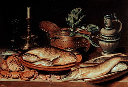 Kunstdruck/Poster: Clara Peeters Stillleben mit Fischen - hochwertiger Druck, Bild, Kunstposter, 95x65 cm Kunstdruck/Poster: Clara Peeters Stillleben mit Fischen - hochwertiger Druck, Bild, Kunstposter, 95x65 cm von kunst für alle
