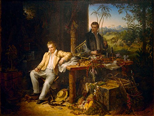 Kunstdruck/Poster: Eduard Ender "Humboldt und Bonpland am Orinoco" - hochwertiger Druck, Bild, Kunstposter, 60x45 cm von kunst für alle