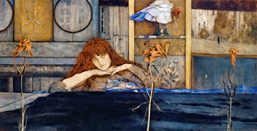 Kunstdruck/Poster: Fernand Khnopff "Ich schließe mich selbst ein" - hochwertiger Druck, Bild, Kunstposter, 80x40 cm Kunstdruck/Poster: Fernand Khnopff "Ich schließe mich selbst ein" - hochwertiger Druck, Bild, Kunstposter, 80x40 cm von kunst für alle