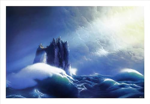Kunstdruck/Poster: Hans-Werner Sahm "Lichtsturm" - hochwertiger Druck, Bild, Kunstposter, 100x70 cm Kunstdruck/Poster: Hans-Werner Sahm "Lichtsturm" - hochwertiger Druck, Bild, Kunstposter, 100x70 cm von kunst für alle
